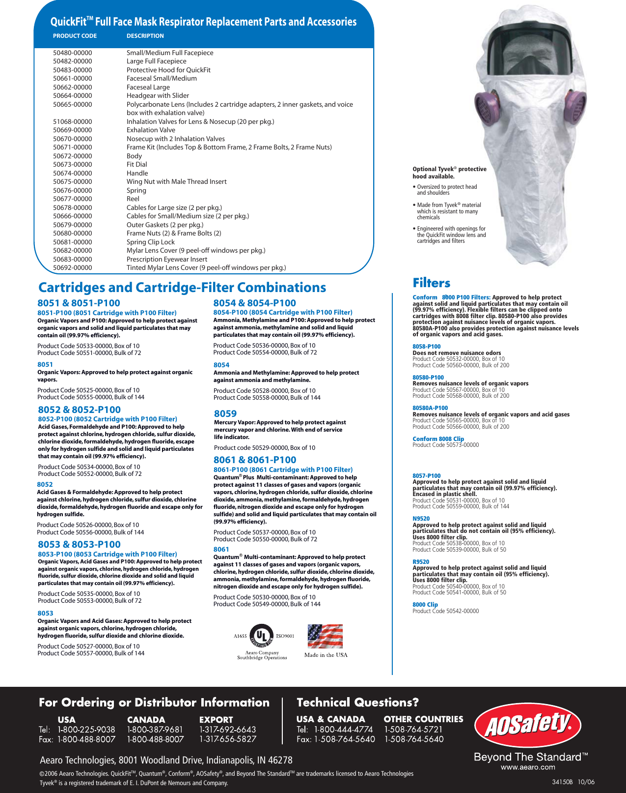 Page 2 of 2 - Aosafety Aosafety-Quickfit-Full-Face-Respirator-Mask-Users-Manual-  Aosafety-quickfit-full-face-respirator-mask-users-manual