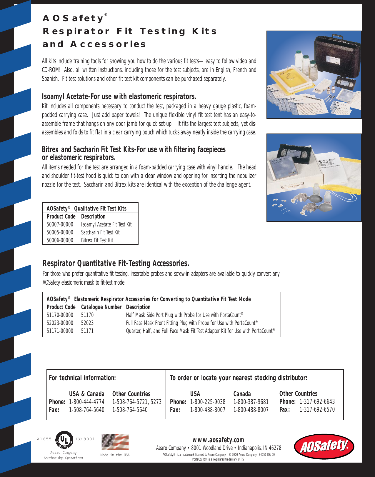 Page 2 of 2 - Aosafety Aosafety-Respirator-Fit-ing-Kits-And-Accessories-Users-Manual- FIT-.ING  Aosafety-respirator-fit-ing-kits-and-accessories-users-manual