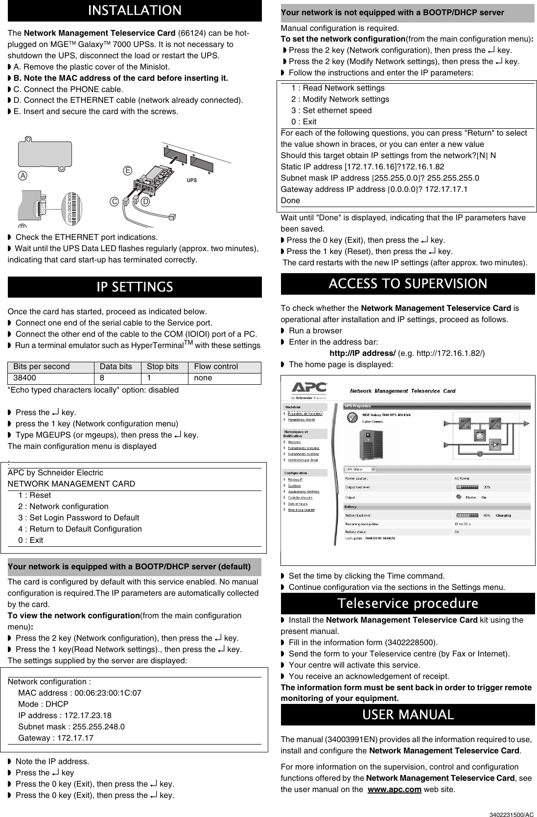 Page 3 of 4 - Apc Apc-66124-Users-Manual-  Apc-66124-users-manual