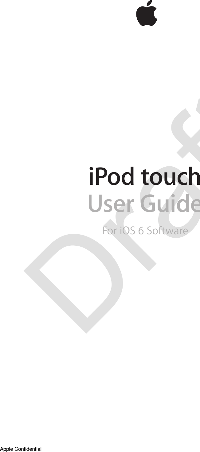 DraftiPod touchUser Guide!&quot;#$%&amp;&apos;$($&apos;&quot;)*+,#-Apple Confidential 