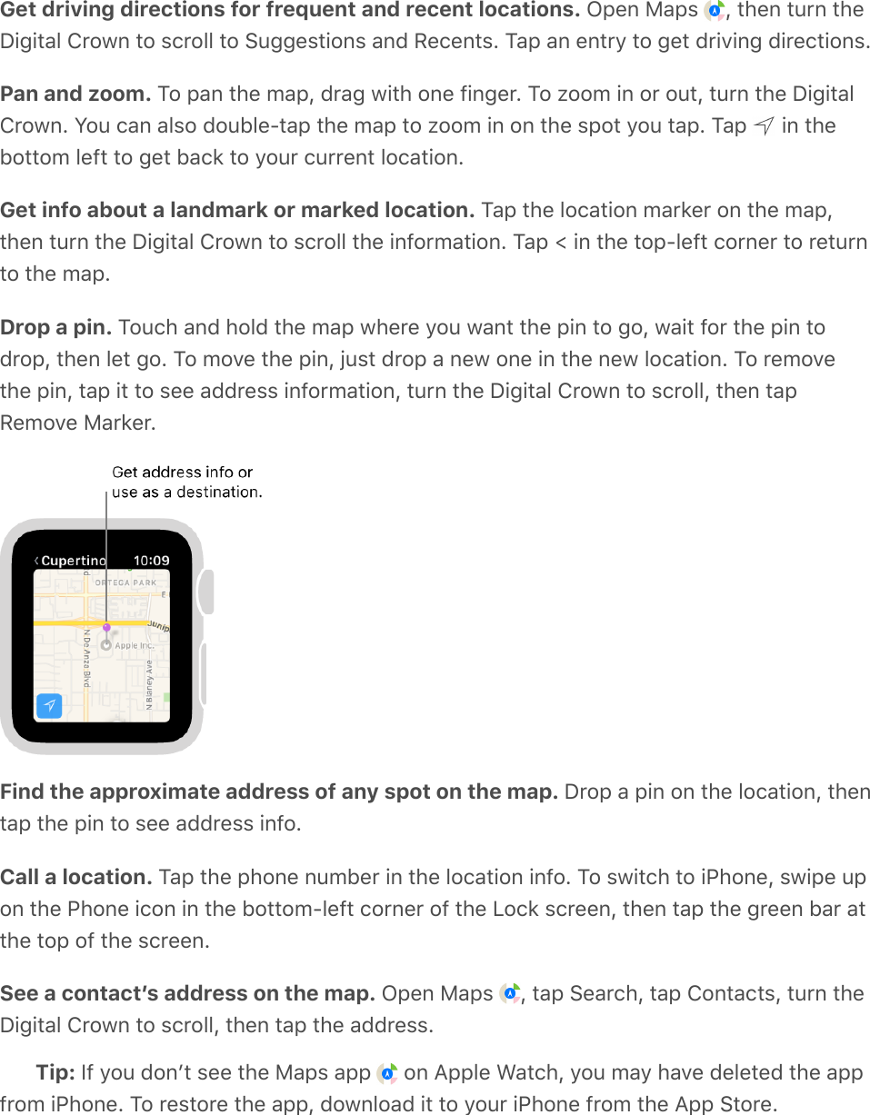 Get driving directions for frequent and recent locations. MC%,&amp;J&apos;C$&amp; I&amp;/)%,&amp;/2*,&amp;/)%L+-+/&apos;&quot;&amp;!*#0,&amp;/#&amp;$(*#&quot;&quot;&amp;/#&amp;.2--%$/+#,$&amp;&apos;,8&amp;3%(%,/$?&amp;@&apos;C&amp;&apos;,&amp;%,/*4&amp;/#&amp;-%/&amp;8*+:+,-&amp;8+*%(/+#,$?Pan and zoom. @#&amp;C&apos;,&amp;/)%&amp;;&apos;CI&amp;8*&apos;-&amp;0+/)&amp;#,%&amp;=+,-%*?&amp;@#&amp;O##;&amp;+,&amp;#*&amp;#2/I&amp;/2*,&amp;/)%&amp;L+-+/&apos;&quot;!*#0,?&amp;7#2&amp;(&apos;,&amp;&apos;&quot;$#&amp;8#2&gt;&quot;%A/&apos;C&amp;/)%&amp;;&apos;C&amp;/#&amp;O##;&amp;+,&amp;#,&amp;/)%&amp;$C#/&amp;4#2&amp;/&apos;C?&amp;@&apos;C&amp; &amp;+,&amp;/)%&gt;#//#;&amp;&quot;%=/&amp;/#&amp;-%/&amp;&gt;&apos;(1&amp;/#&amp;4#2*&amp;(2**%,/&amp;&quot;#(&apos;/+#,?Get info about a landmark or marked location. @&apos;C&amp;/)%&amp;&quot;#(&apos;/+#,&amp;;&apos;*1%*&amp;#,&amp;/)%&amp;;&apos;CI/)%,&amp;/2*,&amp;/)%&amp;L+-+/&apos;&quot;&amp;!*#0,&amp;/#&amp;$(*#&quot;&quot;&amp;/)%&amp;+,=#*;&apos;/+#,?&amp;@&apos;C&amp;r&amp;+,&amp;/)%&amp;/#CA&quot;%=/&amp;(#*,%*&amp;/#&amp;*%/2*,/#&amp;/)%&amp;;&apos;C?Drop a pin. @#2()&amp;&apos;,8&amp;)#&quot;8&amp;/)%&amp;;&apos;C&amp;0)%*%&amp;4#2&amp;0&apos;,/&amp;/)%&amp;C+,&amp;/#&amp;-#I&amp;0&apos;+/&amp;=#*&amp;/)%&amp;C+,&amp;/#8*#CI&amp;/)%,&amp;&quot;%/&amp;-#?&amp;@#&amp;;#:%&amp;/)%&amp;C+,I&amp;P2$/&amp;8*#C&amp;&apos;&amp;,%0&amp;#,%&amp;+,&amp;/)%&amp;,%0&amp;&quot;#(&apos;/+#,?&amp;@#&amp;*%;#:%/)%&amp;C+,I&amp;/&apos;C&amp;+/&amp;/#&amp;$%%&amp;&apos;88*%$$&amp;+,=#*;&apos;/+#,I&amp;/2*,&amp;/)%&amp;L+-+/&apos;&quot;&amp;!*#0,&amp;/#&amp;$(*#&quot;&quot;I&amp;/)%,&amp;/&apos;C3%;#:%&amp;J&apos;*1%*?Find the approximate address of any spot on the map. L*#C&amp;&apos;&amp;C+,&amp;#,&amp;/)%&amp;&quot;#(&apos;/+#,I&amp;/)%,/&apos;C&amp;/)%&amp;C+,&amp;/#&amp;$%%&amp;&apos;88*%$$&amp;+,=#?Call a location. @&apos;C&amp;/)%&amp;C)#,%&amp;,2;&gt;%*&amp;+,&amp;/)%&amp;&quot;#(&apos;/+#,&amp;+,=#?&amp;@#&amp;$0+/()&amp;/#&amp;+K)#,%I&amp;$0+C%&amp;2C#,&amp;/)%&amp;K)#,%&amp;+(#,&amp;+,&amp;/)%&amp;&gt;#//#;A&quot;%=/&amp;(#*,%*&amp;#=&amp;/)%&amp;B#(1&amp;$(*%%,I&amp;/)%,&amp;/&apos;C&amp;/)%&amp;-*%%,&amp;&gt;&apos;*&amp;&apos;//)%&amp;/#C&amp;#=&amp;/)%&amp;$(*%%,?See a contactʼs address on the map. MC%,&amp;J&apos;C$&amp; I&amp;/&apos;C&amp;.%&apos;*()I&amp;/&apos;C&amp;!#,/&apos;(/$I&amp;/2*,&amp;/)%L+-+/&apos;&quot;&amp;!*#0,&amp;/#&amp;$(*#&quot;&quot;I&amp;/)%,&amp;/&apos;C&amp;/)%&amp;&apos;88*%$$?Tip: ]=&amp;4#2&amp;8#,`/&amp;$%%&amp;/)%&amp;J&apos;C$&amp;&apos;CC&amp; &amp;#,&amp;9CC&quot;%&amp;D&apos;/()I&amp;4#2&amp;;&apos;4&amp;)&apos;:%&amp;8%&quot;%/%8&amp;/)%&amp;&apos;CC=*#;&amp;+K)#,%?&amp;@#&amp;*%$/#*%&amp;/)%&amp;&apos;CCI&amp;8#0,&quot;#&apos;8&amp;+/&amp;/#&amp;4#2*&amp;+K)#,%&amp;=*#;&amp;/)%&amp;9CC&amp;./#*%?