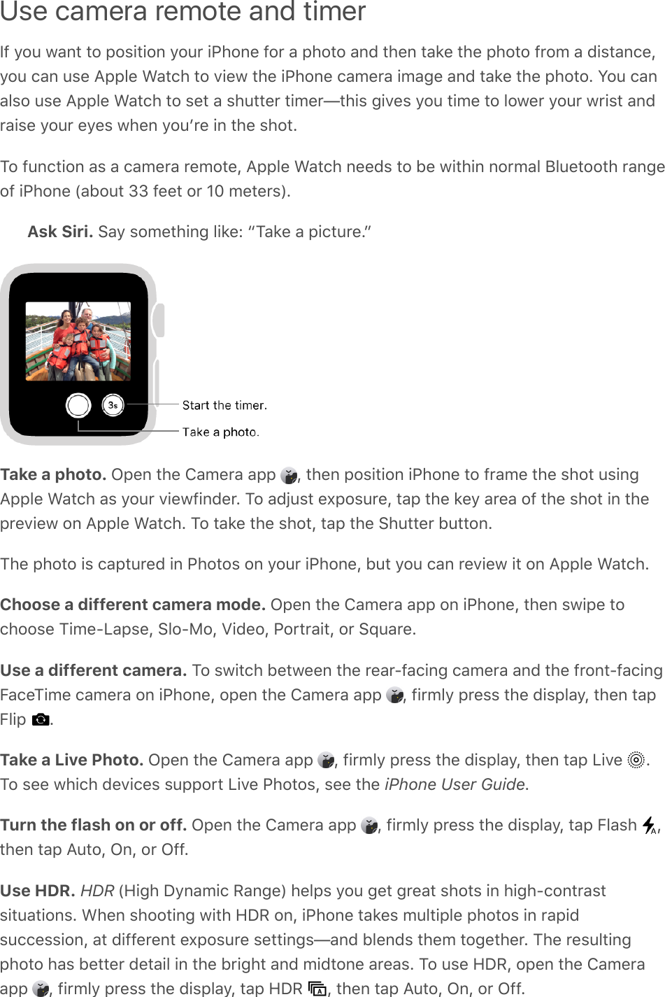 Use camera remote and timer]=&amp;4#2&amp;0&apos;,/&amp;/#&amp;C#$+/+#,&amp;4#2*&amp;+K)#,%&amp;=#*&amp;&apos;&amp;C)#/#&amp;&apos;,8&amp;/)%,&amp;/&apos;1%&amp;/)%&amp;C)#/#&amp;=*#;&amp;&apos;&amp;8+$/&apos;,(%I4#2&amp;(&apos;,&amp;2$%&amp;9CC&quot;%&amp;D&apos;/()&amp;/#&amp;:+%0&amp;/)%&amp;+K)#,%&amp;(&apos;;%*&apos;&amp;+;&apos;-%&amp;&apos;,8&amp;/&apos;1%&amp;/)%&amp;C)#/#?&amp;7#2&amp;(&apos;,&apos;&quot;$#&amp;2$%&amp;9CC&quot;%&amp;D&apos;/()&amp;/#&amp;$%/&amp;&apos;&amp;$)2//%*&amp;/+;%*V/)+$&amp;-+:%$&amp;4#2&amp;/+;%&amp;/#&amp;&quot;#0%*&amp;4#2*&amp;0*+$/&amp;&apos;,8*&apos;+$%&amp;4#2*&amp;%4%$&amp;0)%,&amp;4#2`*%&amp;+,&amp;/)%&amp;$)#/?@#&amp;=2,(/+#,&amp;&apos;$&amp;&apos;&amp;(&apos;;%*&apos;&amp;*%;#/%I&amp;9CC&quot;%&amp;D&apos;/()&amp;,%%8$&amp;/#&amp;&gt;%&amp;0+/)+,&amp;,#*;&apos;&quot;&amp;G&quot;2%/##/)&amp;*&apos;,-%#=&amp;+K)#,%&amp;Q&apos;&gt;#2/&amp;TT&amp;=%%/&amp;#*&amp;XY&amp;;%/%*$S?Ask Siri. .&apos;4&amp;$#;%/)+,-&amp;&quot;+1%f&amp;b@&apos;1%&amp;&apos;&amp;C+(/2*%?cTake a photo. MC%,&amp;/)%&amp;!&apos;;%*&apos;&amp;&apos;CC&amp; I&amp;/)%,&amp;C#$+/+#,&amp;+K)#,%&amp;/#&amp;=*&apos;;%&amp;/)%&amp;$)#/&amp;2$+,-9CC&quot;%&amp;D&apos;/()&amp;&apos;$&amp;4#2*&amp;:+%0=+,8%*?&amp;@#&amp;&apos;8P2$/&amp;%aC#$2*%I&amp;/&apos;C&amp;/)%&amp;1%4&amp;&apos;*%&apos;&amp;#=&amp;/)%&amp;$)#/&amp;+,&amp;/)%C*%:+%0&amp;#,&amp;9CC&quot;%&amp;D&apos;/()?&amp;@#&amp;/&apos;1%&amp;/)%&amp;$)#/I&amp;/&apos;C&amp;/)%&amp;.)2//%*&amp;&gt;2//#,?@)%&amp;C)#/#&amp;+$&amp;(&apos;C/2*%8&amp;+,&amp;K)#/#$&amp;#,&amp;4#2*&amp;+K)#,%I&amp;&gt;2/&amp;4#2&amp;(&apos;,&amp;*%:+%0&amp;+/&amp;#,&amp;9CC&quot;%&amp;D&apos;/()?Choose a different camera mode. MC%,&amp;/)%&amp;!&apos;;%*&apos;&amp;&apos;CC&amp;#,&amp;+K)#,%I&amp;/)%,&amp;$0+C%&amp;/#()##$%&amp;@+;%AB&apos;C$%I&amp;.&quot;#AJ#I&amp;^+8%#I&amp;K#*/*&apos;+/I&amp;#*&amp;.[2&apos;*%?Use a different camera. @#&amp;$0+/()&amp;&gt;%/0%%,&amp;/)%&amp;*%&apos;*A=&apos;(+,-&amp;(&apos;;%*&apos;&amp;&apos;,8&amp;/)%&amp;=*#,/A=&apos;(+,-H&apos;(%@+;%&amp;(&apos;;%*&apos;&amp;#,&amp;+K)#,%I&amp;#C%,&amp;/)%&amp;!&apos;;%*&apos;&amp;&apos;CC&amp; I&amp;=+*;&quot;4&amp;C*%$$&amp;/)%&amp;8+$C&quot;&apos;4I&amp;/)%,&amp;/&apos;CH&quot;+C&amp; ?Take a Live Photo. MC%,&amp;/)%&amp;!&apos;;%*&apos;&amp;&apos;CC&amp; I&amp;=+*;&quot;4&amp;C*%$$&amp;/)%&amp;8+$C&quot;&apos;4I&amp;/)%,&amp;/&apos;C&amp;B+:%&amp; ?@#&amp;$%%&amp;0)+()&amp;8%:+(%$&amp;$2CC#*/&amp;B+:%&amp;K)#/#$I&amp;$%%&amp;/)%&amp;iPhone User Guide?Turn the flash on or off. MC%,&amp;/)%&amp;!&apos;;%*&apos;&amp;&apos;CC&amp; I&amp;=+*;&quot;4&amp;C*%$$&amp;/)%&amp;8+$C&quot;&apos;4I&amp;/&apos;C&amp;H&quot;&apos;$)&amp; I/)%,&amp;/&apos;C&amp;92/#I&amp;M,I&amp;#*&amp;M==?Use HDR. HDR&amp;Q5+-)&amp;L4,&apos;;+(&amp;3&apos;,-%S&amp;)%&quot;C$&amp;4#2&amp;-%/&amp;-*%&apos;/&amp;$)#/$&amp;+,&amp;)+-)A(#,/*&apos;$/$+/2&apos;/+#,$?&amp;D)%,&amp;$)##/+,-&amp;0+/)&amp;5L3&amp;#,I&amp;+K)#,%&amp;/&apos;1%$&amp;;2&quot;/+C&quot;%&amp;C)#/#$&amp;+,&amp;*&apos;C+8$2((%$$+#,I&amp;&apos;/&amp;8+==%*%,/&amp;%aC#$2*%&amp;$%//+,-$V&apos;,8&amp;&gt;&quot;%,8$&amp;/)%;&amp;/#-%/)%*?&amp;@)%&amp;*%$2&quot;/+,-C)#/#&amp;)&apos;$&amp;&gt;%//%*&amp;8%/&apos;+&quot;&amp;+,&amp;/)%&amp;&gt;*+-)/&amp;&apos;,8&amp;;+8/#,%&amp;&apos;*%&apos;$?&amp;@#&amp;2$%&amp;5L3I&amp;#C%,&amp;/)%&amp;!&apos;;%*&apos;&apos;CC&amp; I&amp;=+*;&quot;4&amp;C*%$$&amp;/)%&amp;8+$C&quot;&apos;4I&amp;/&apos;C&amp;5L3&amp; I&amp;/)%,&amp;/&apos;C&amp;92/#I&amp;M,I&amp;#*&amp;M==?