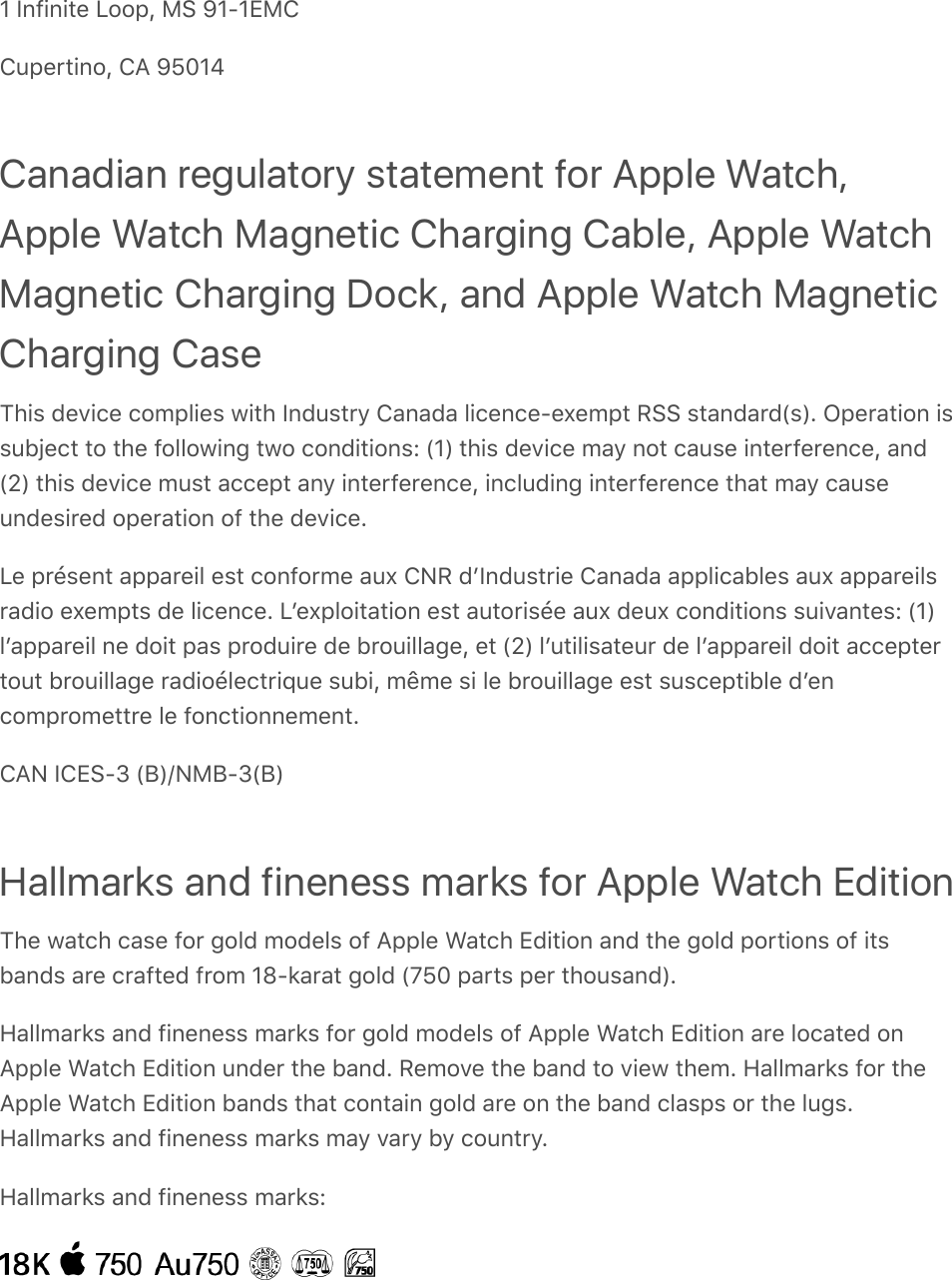 X&amp;],=+,+/%&amp;B##CI&amp;J.&amp;qXAXhJ!!2C%*/+,#I&amp;!9&amp;qZYXNCanadian regulatory statement for Apple Watch,Apple Watch Magnetic Charging Cable, Apple WatchMagnetic Charging Dock, and Apple Watch MagneticCharging Case@)+$&amp;8%:+(%&amp;(#;C&quot;+%$&amp;0+/)&amp;],82$/*4&amp;!&apos;,&apos;8&apos;&amp;&quot;+(%,(%A%a%;C/&amp;3..&amp;$/&apos;,8&apos;*8Q$S?&amp;MC%*&apos;/+#,&amp;+$$2&gt;P%(/&amp;/#&amp;/)%&amp;=#&quot;&quot;#0+,-&amp;/0#&amp;(#,8+/+#,$f&amp;QXS&amp;/)+$&amp;8%:+(%&amp;;&apos;4&amp;,#/&amp;(&apos;2$%&amp;+,/%*=%*%,(%I&amp;&apos;,8QRS&amp;/)+$&amp;8%:+(%&amp;;2$/&amp;&apos;((%C/&amp;&apos;,4&amp;+,/%*=%*%,(%I&amp;+,(&quot;28+,-&amp;+,/%*=%*%,(%&amp;/)&apos;/&amp;;&apos;4&amp;(&apos;2$%2,8%$+*%8&amp;#C%*&apos;/+#,&amp;#=&amp;/)%&amp;8%:+(%?B%&amp;C*z$%,/&amp;&apos;CC&apos;*%+&quot;&amp;%$/&amp;(#,=#*;%&amp;&apos;2a&amp;!&lt;3&amp;8`],82$/*+%&amp;!&apos;,&apos;8&apos;&amp;&apos;CC&quot;+(&apos;&gt;&quot;%$&amp;&apos;2a&amp;&apos;CC&apos;*%+&quot;$*&apos;8+#&amp;%a%;C/$&amp;8%&amp;&quot;+(%,(%?&amp;B`%aC&quot;#+/&apos;/+#,&amp;%$/&amp;&apos;2/#*+$z%&amp;&apos;2a&amp;8%2a&amp;(#,8+/+#,$&amp;$2+:&apos;,/%$f&amp;QXS&quot;`&apos;CC&apos;*%+&quot;&amp;,%&amp;8#+/&amp;C&apos;$&amp;C*#82+*%&amp;8%&amp;&gt;*#2+&quot;&quot;&apos;-%I&amp;%/&amp;QRS&amp;&quot;`2/+&quot;+$&apos;/%2*&amp;8%&amp;&quot;`&apos;CC&apos;*%+&quot;&amp;8#+/&amp;&apos;((%C/%*/#2/&amp;&gt;*#2+&quot;&quot;&apos;-%&amp;*&apos;8+#z&quot;%(/*+[2%&amp;$2&gt;+I&amp;;{;%&amp;$+&amp;&quot;%&amp;&gt;*#2+&quot;&quot;&apos;-%&amp;%$/&amp;$2$(%C/+&gt;&quot;%&amp;8`%,(#;C*#;%//*%&amp;&quot;%&amp;=#,(/+#,,%;%,/?!9&lt;&amp;]!h.AT&amp;QGSp&lt;JGATQGSHallmarks and fineness marks for Apple Watch Edition@)%&amp;0&apos;/()&amp;(&apos;$%&amp;=#*&amp;-#&quot;8&amp;;#8%&quot;$&amp;#=&amp;9CC&quot;%&amp;D&apos;/()&amp;h8+/+#,&amp;&apos;,8&amp;/)%&amp;-#&quot;8&amp;C#*/+#,$&amp;#=&amp;+/$&gt;&apos;,8$&amp;&apos;*%&amp;(*&apos;=/%8&amp;=*#;&amp;XkA1&apos;*&apos;/&amp;-#&quot;8&amp;QgZY&amp;C&apos;*/$&amp;C%*&amp;/)#2$&apos;,8S?5&apos;&quot;&quot;;&apos;*1$&amp;&apos;,8&amp;=+,%,%$$&amp;;&apos;*1$&amp;=#*&amp;-#&quot;8&amp;;#8%&quot;$&amp;#=&amp;9CC&quot;%&amp;D&apos;/()&amp;h8+/+#,&amp;&apos;*%&amp;&quot;#(&apos;/%8&amp;#,9CC&quot;%&amp;D&apos;/()&amp;h8+/+#,&amp;2,8%*&amp;/)%&amp;&gt;&apos;,8?&amp;3%;#:%&amp;/)%&amp;&gt;&apos;,8&amp;/#&amp;:+%0&amp;/)%;?&amp;5&apos;&quot;&quot;;&apos;*1$&amp;=#*&amp;/)%9CC&quot;%&amp;D&apos;/()&amp;h8+/+#,&amp;&gt;&apos;,8$&amp;/)&apos;/&amp;(#,/&apos;+,&amp;-#&quot;8&amp;&apos;*%&amp;#,&amp;/)%&amp;&gt;&apos;,8&amp;(&quot;&apos;$C$&amp;#*&amp;/)%&amp;&quot;2-$?5&apos;&quot;&quot;;&apos;*1$&amp;&apos;,8&amp;=+,%,%$$&amp;;&apos;*1$&amp;;&apos;4&amp;:&apos;*4&amp;&gt;4&amp;(#2,/*4?5&apos;&quot;&quot;;&apos;*1$&amp;&apos;,8&amp;=+,%,%$$&amp;;&apos;*1$f