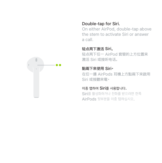 Page 8 of 10 - Apple AirPods Quick Start Guide 使用手册 Air Pods-快速入门指南 Airpods-quickstart Cn