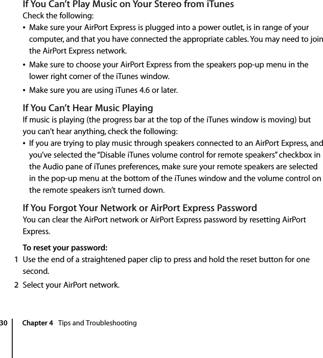 Apple (1stGeneration) AirPort Express Setup Guide User  Manual Air Port (1st Generation)