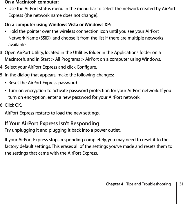 Apple (1stGeneration) AirPort Express Setup Guide User  Manual Air Port (1st Generation)