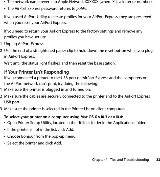 Apple (1stGeneration) AirPort Express Setup Guide User  Manual Air Port (1st Generation)