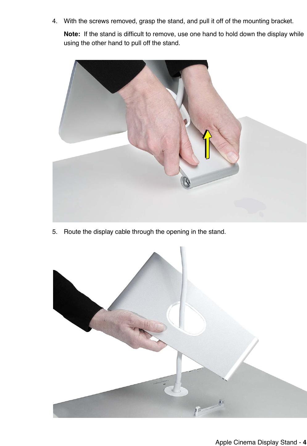 Apple Cinema Display 23 User Manual