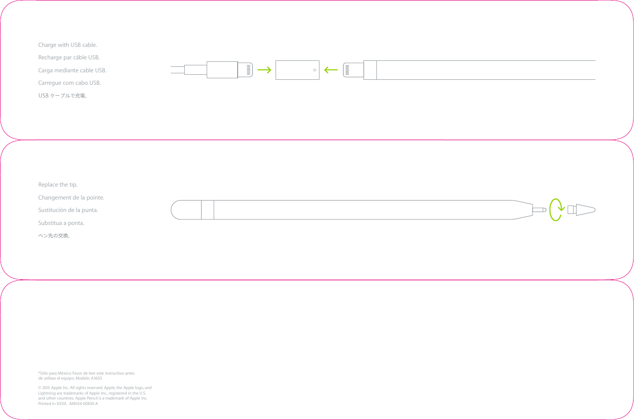 Page 2 of 2 - Apple ApplePencil User Manual Pencil-Quick Start Applepencil-qs