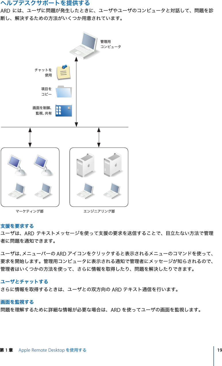 Apple Appleremotedesktop Remote Desktop 管理者ガイド User Manual Desktop2 2 Ard Admin Guide 2 2 Ja