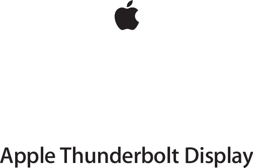 Apple Thunderbolt Display 27 Inch User Manual Baslangic Getting Started Tu