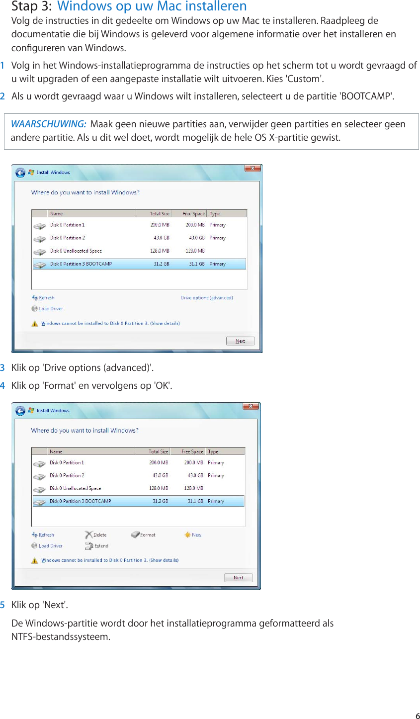 Page 6 of 11 - Apple BootCamp Boot Camp Installatie- En Configuratiegids User Manual Camp-Installatieenconfiguratiegids(OSXMountain Lion) Install-setup 10.8 N
