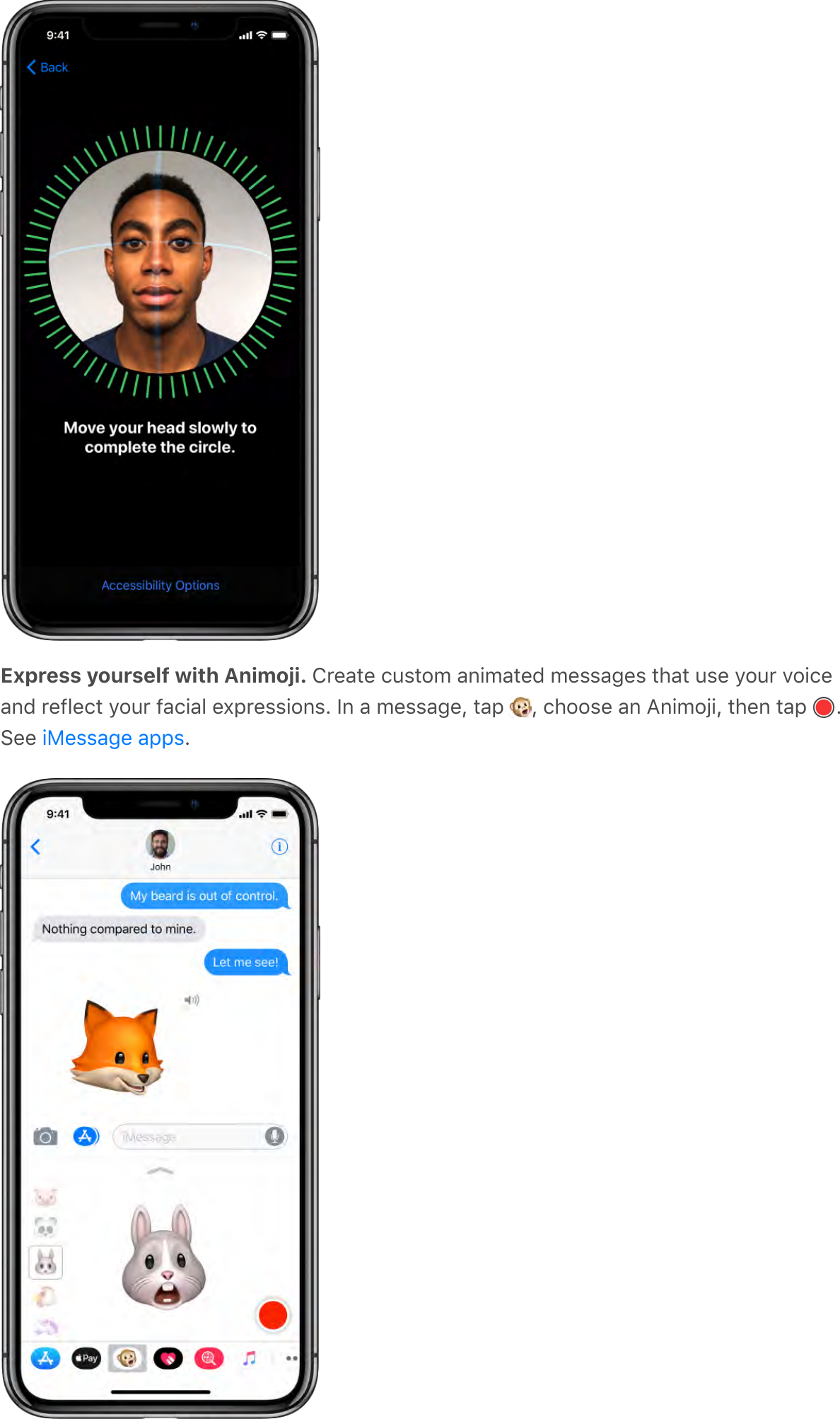 Express yourself with Animoji. T0&amp;-*&amp;&apos;/6,*$9&apos;-%!9-*&amp;C&apos;9&amp;,,-4&amp;,&apos;*#-*&apos;6,&amp;&apos;&gt;$60&apos;A$!/&amp;-%C&apos;0&amp;7.&amp;/*&apos;&gt;$60&apos;7-/!-.&apos;&amp;^;0&amp;,,!$%,G&apos;)%&apos;-&apos;9&amp;,,-4&amp;Q&apos;*-;&apos; Q&apos;/#$$,&amp;&apos;-%&apos;B%!9$_!Q&apos;*#&amp;%&apos;*-;&apos; G:&amp;&amp;&apos; G!H&amp;,,-4&amp;&apos;-;;,