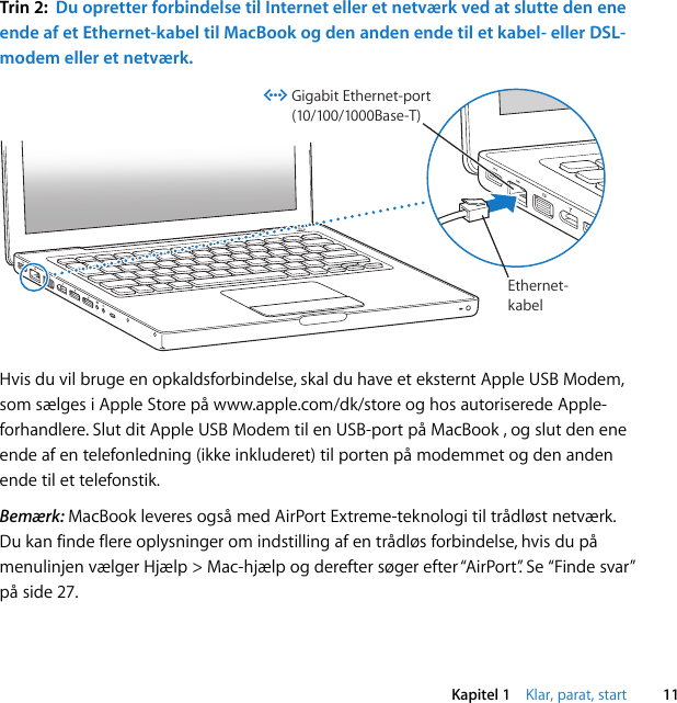 Apple MacBook (13”, 2008) User Manual Mac Book (13, 2008, Ultimo Brugerhåndbog Early 2008 Brugerhandbog