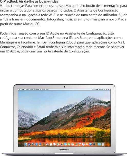 Page 2 of 6 - Apple MacBookAir(13-inch,2017) MacBook Air Manual De Iniciação Rápida User Mac Book Air(13polegadas,2017)-Manualde Macbook-air-13-2017-qs Po