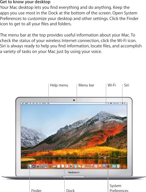 Page 4 of 6 - Apple MacBook Air (13-inch, 2017) User Manual Mac Book - Quick Start Macbook-air-13-2017-qs
