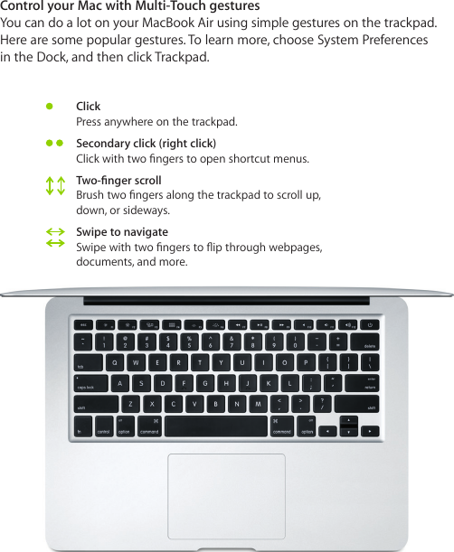 Page 5 of 6 - Apple MacBook Air (13-inch, 2017) User Manual Mac Book - Quick Start Macbook-air-13-2017-qs