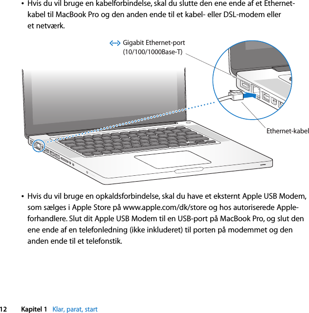 MacBook Pro (15”, Medio 2009) DK4947_K19 User Manual Mac Book (15, Brugerhåndbog 15inch Mid2009 DK