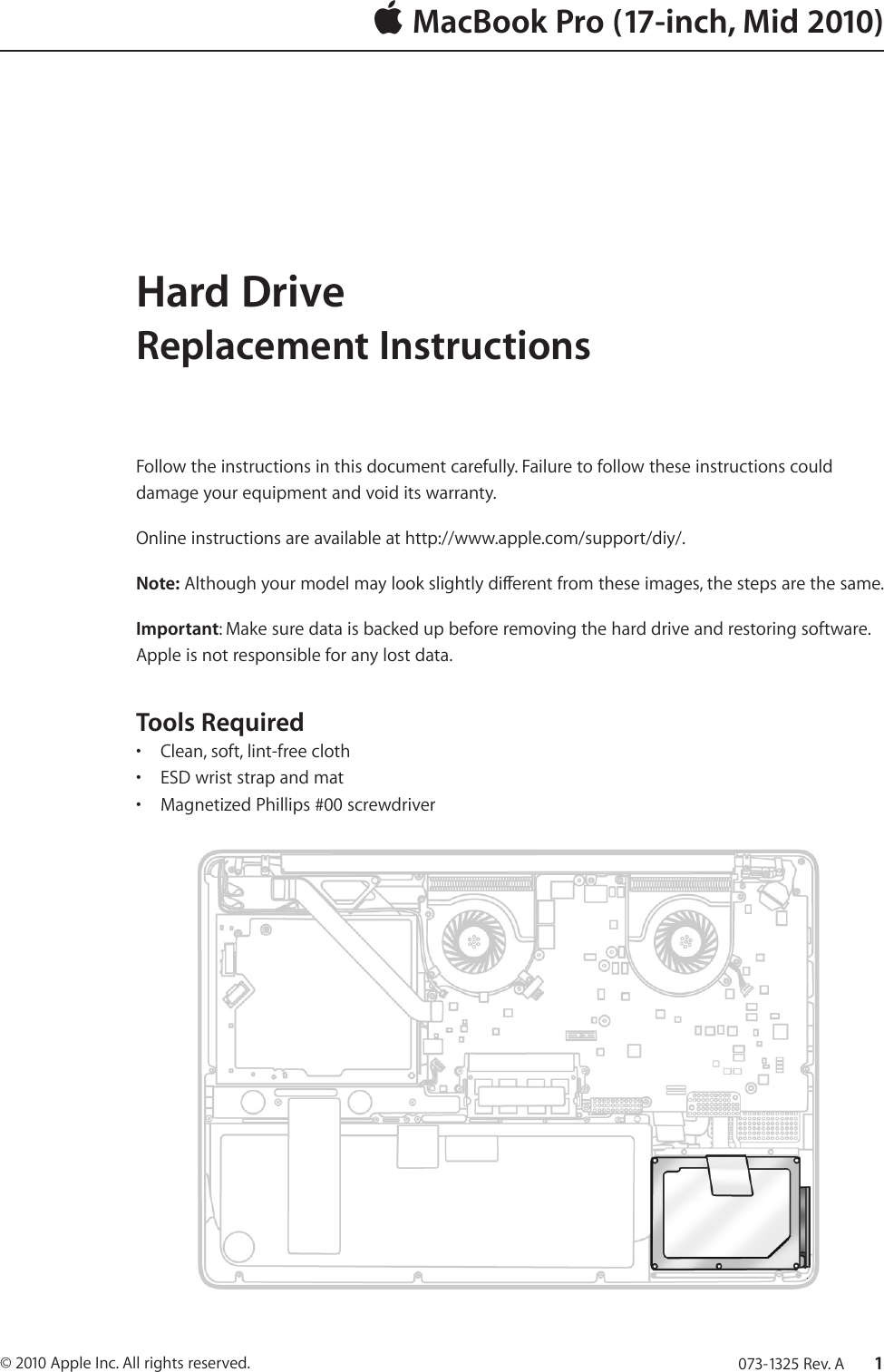 macbook hard drive replacement guide