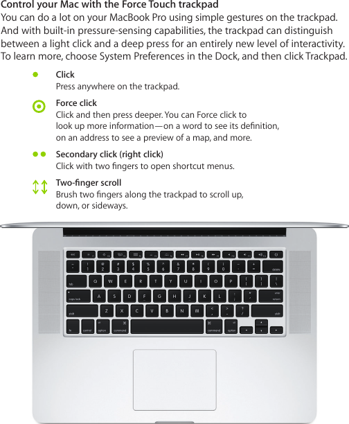 Page 5 of 6 - Apple MacBook Pro (Retina, 15-inch, Mid 2015) Quick Start Guide User Manual Mac Book - Macbook-pro-retina-15-mid2015-qs