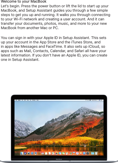 Apple Macbook Retina 12 Inch 17 User Manual Mac Book Quick Start Retina Inch Mid17 Qsg