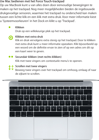 Page 5 of 6 - Apple MacBook(Retina,12-inch,begin2016) MacBook Beknopte Handleiding User Manual Mac Book(Retina,12-inch,begin2016)-Beknoptehandleiding Retina 12 Inch Early2016 Qs-n
