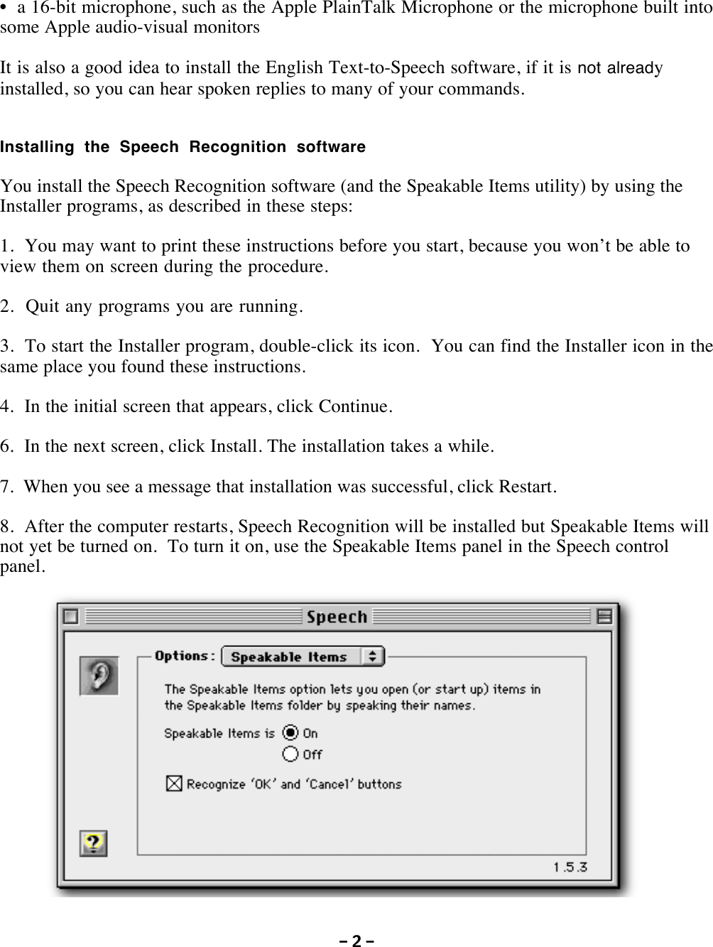 apple mac speech recognition
