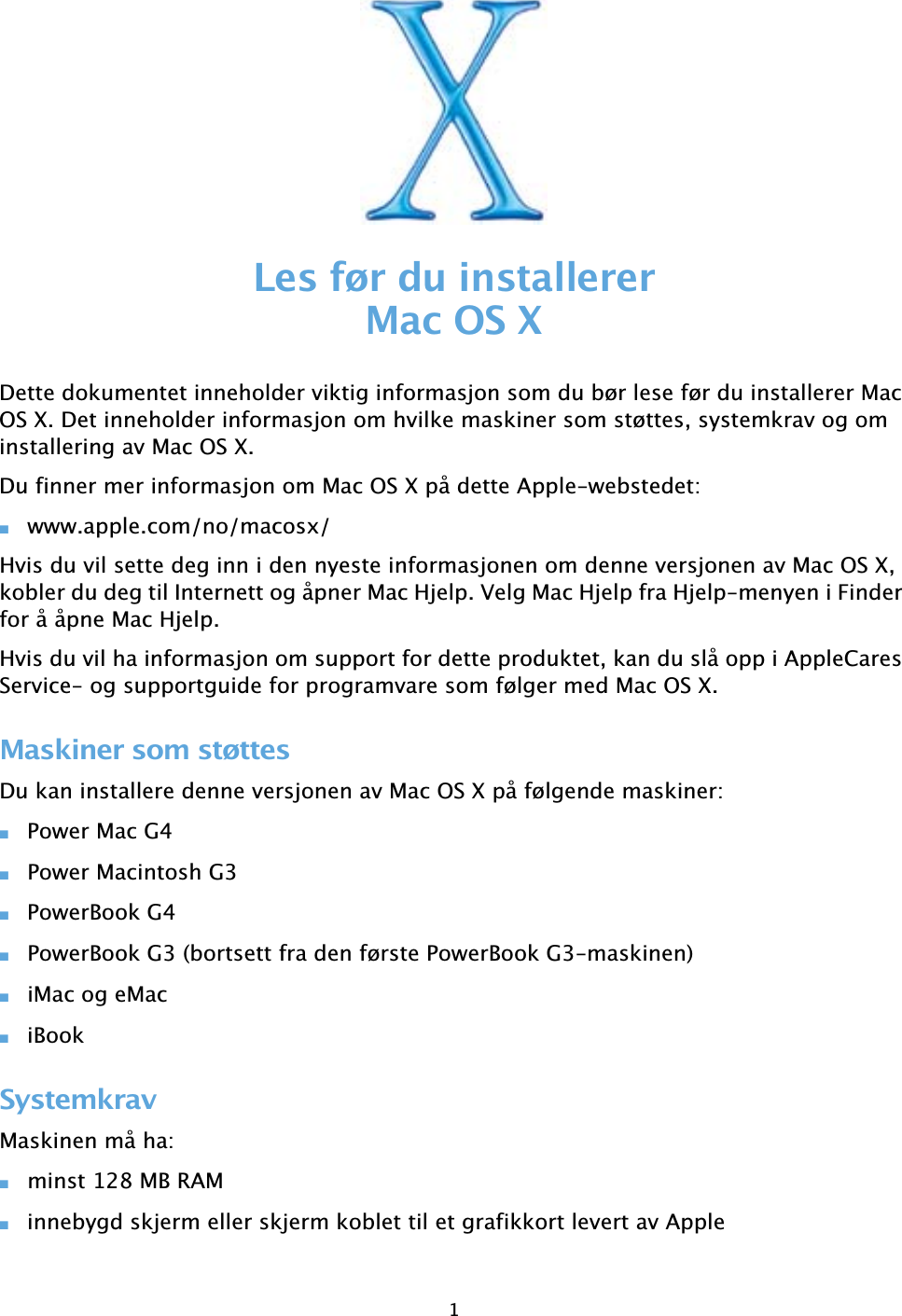 Apple mac manual