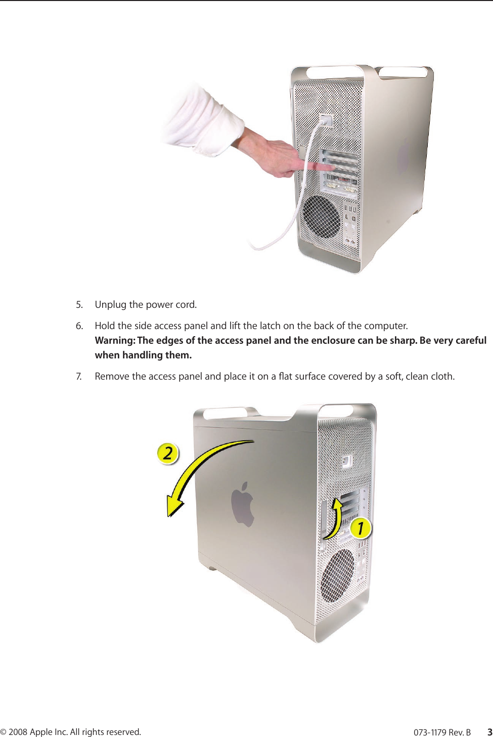 Page 3 of 6 - Apple MacPro(Early2008) Mac Pro (Early 2008) Memory (FB-DIMM) DIY Replacement Instructions User Manual Pro(Early2008)Memory(FB-DIMM)DIYReplacement Early2008 DIMM
