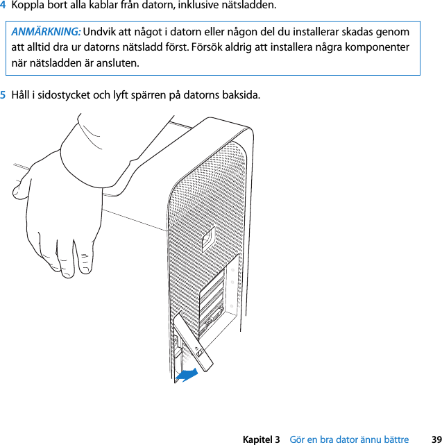 Apple Mac Pro (början Av 2008) S4465M86 User Manual 