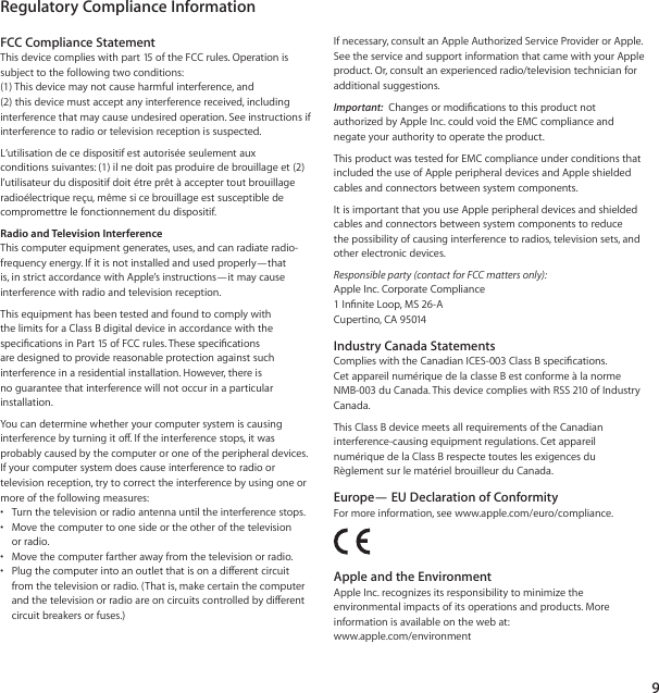 Page 9 of 12 - Apple Magic Trackpad User Manual UG