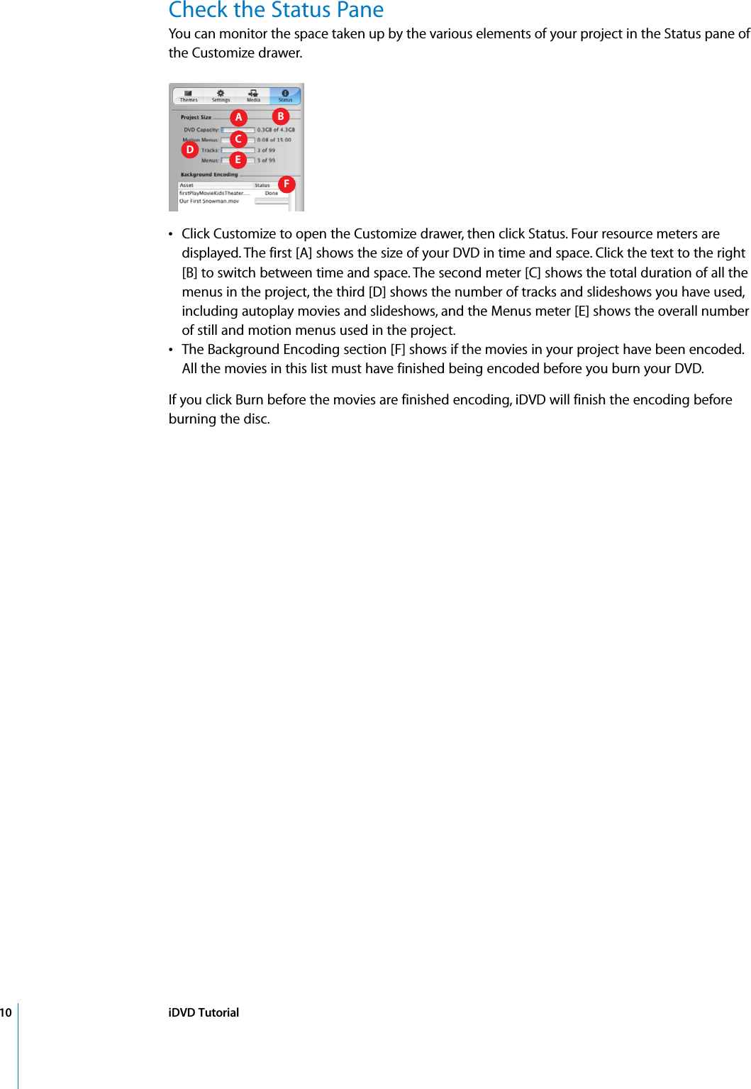 Page 10 of 12 - Apple IDVD Tutorial (Manual) User Manual I DVD 4 DVDTutorial