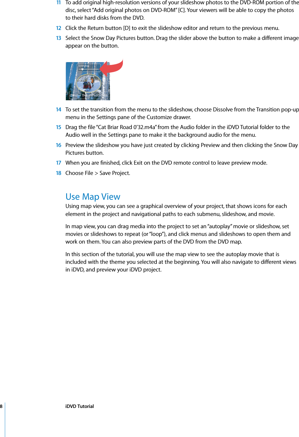 Page 8 of 12 - Apple IDVD Tutorial (Manual) User Manual I DVD 4 DVDTutorial