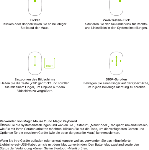 Page 5 of 6 - Apple IMac (Retina 5K, 27-inch, 2017) User Manual I Mac 27 Zoll, - Kurzübersicht Imac-5k-mid2017-qsg-d