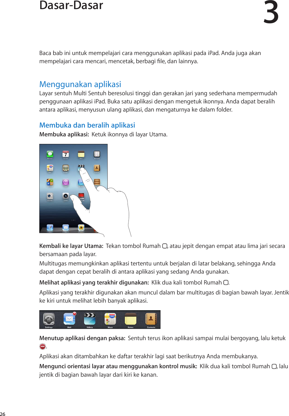 Apple Ipad Petunjuk Pengguna User Manual I Pad Untuk Perangkat Lunak Os 5 1 Ios5