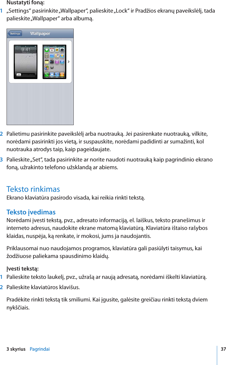 Apple Iphone 3g Vartotojo Vadovas User Manual I Phone I Os 4 2 Ir 4 3 Programinei įrangai Os4