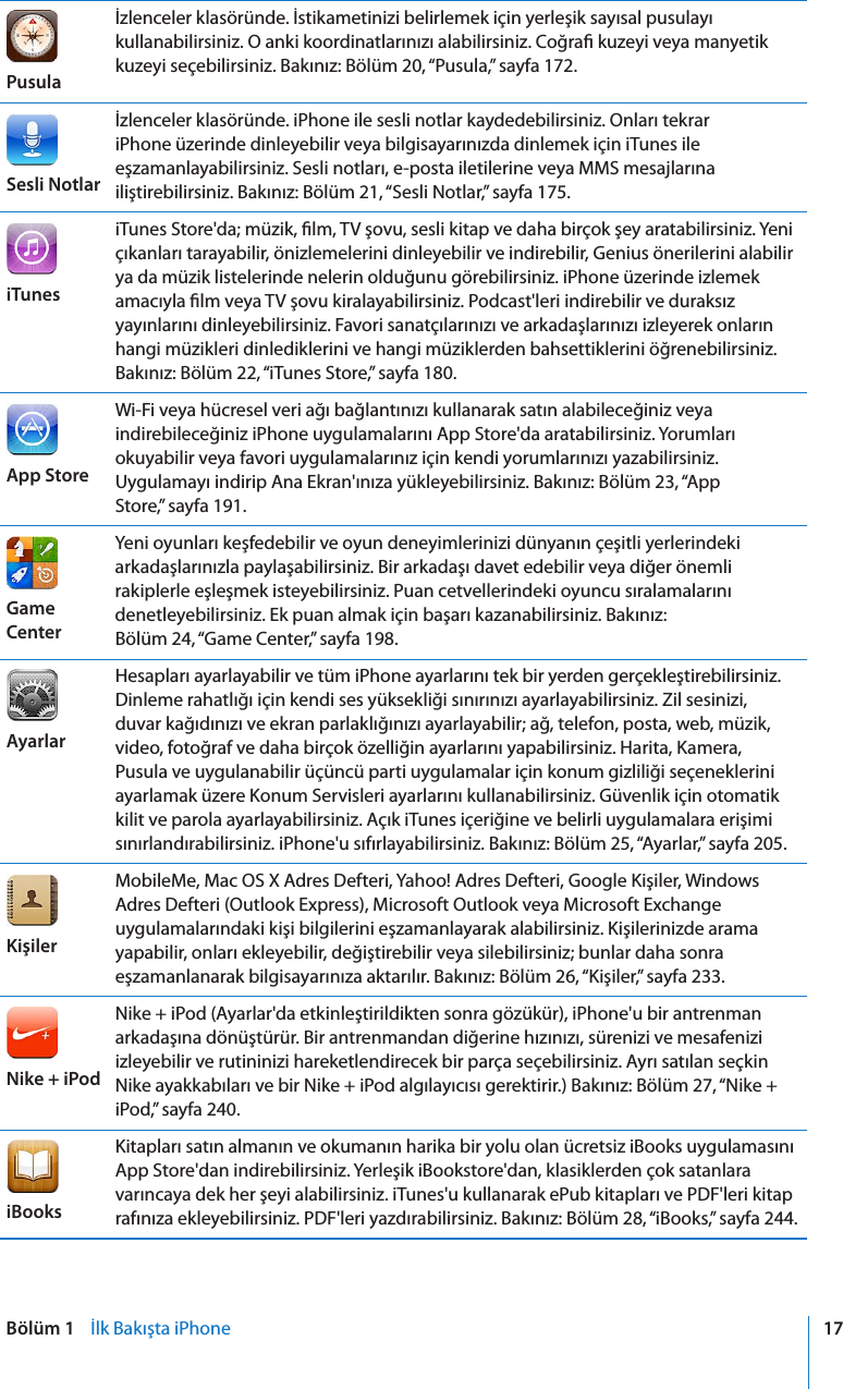 Apple Iphone 3g Kullanma Kilavuzu User Manual I Phone I Os 4 2 Ve 4 3 Yazilimi Icin Os4 Guide Tu