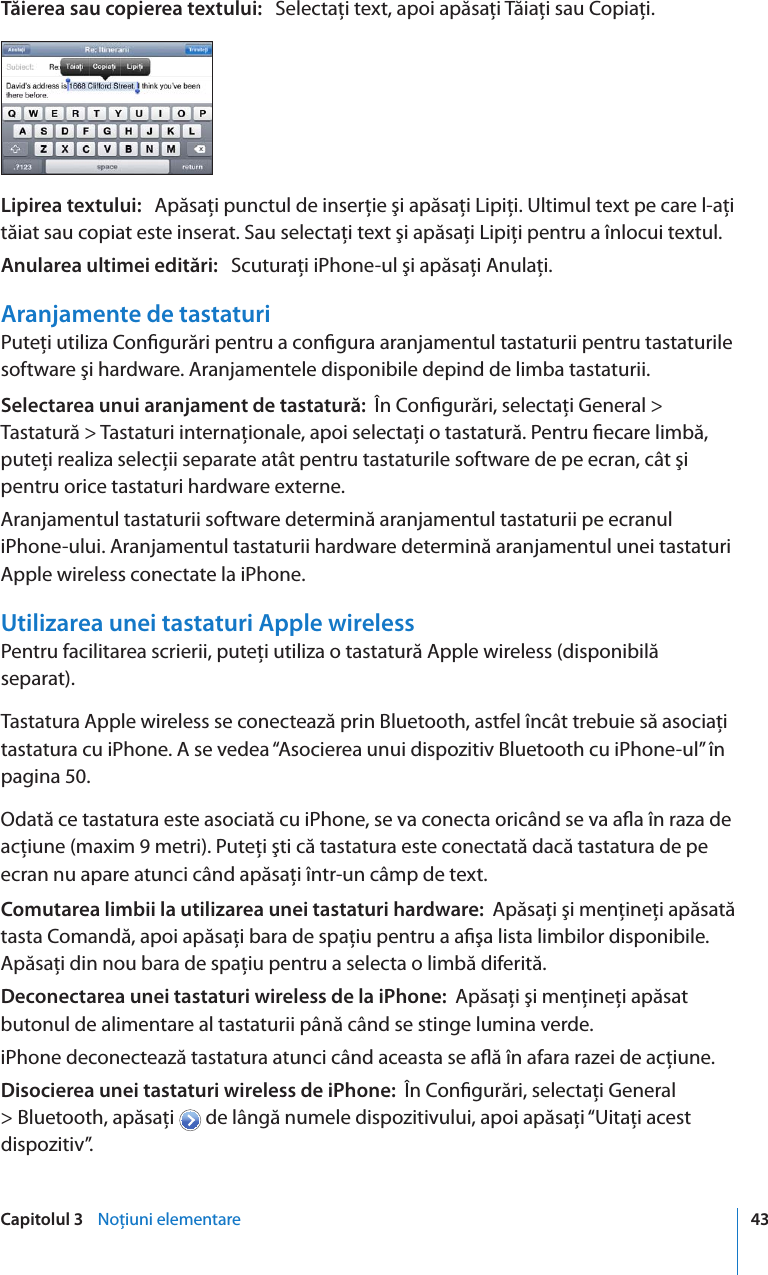 Apple Iphone 3g Manual De Utilizare User I Phone Pentru Software Os 4 2 Si 4 3 Os4
