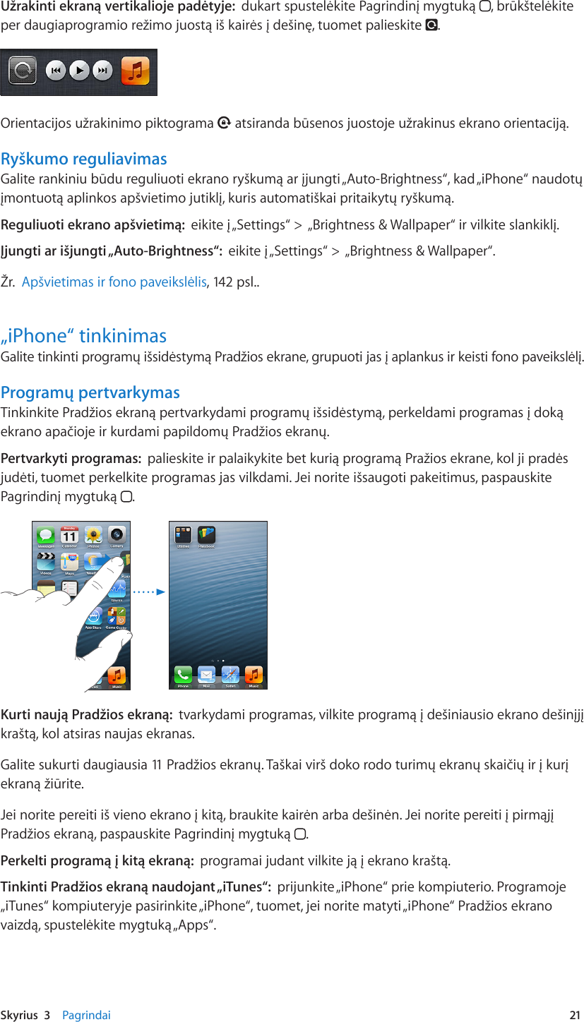 Apple Iphone 3gs Iphone Naudotojo Vadovas User Manual I Phone Vartotojo I Os 6 1 Programinei įrangai Ios6
