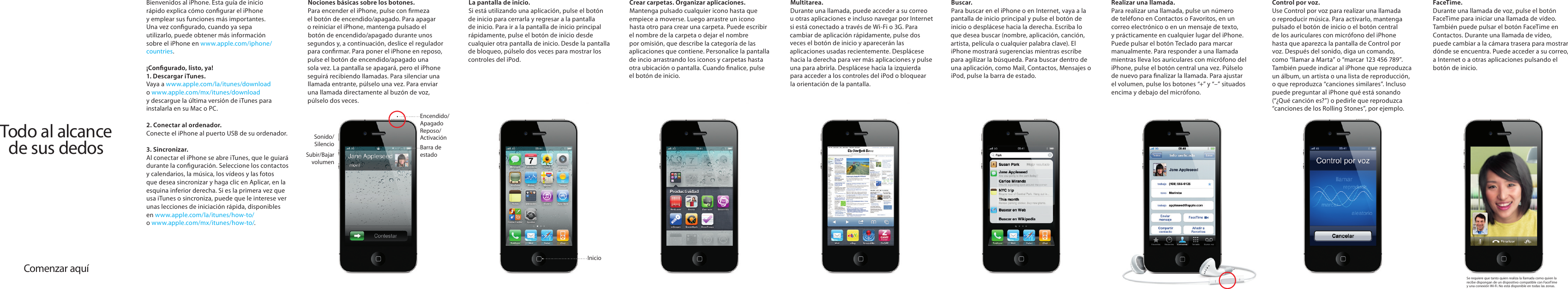 Page 1 of 2 - Apple IPhone4 User Manual I Phone4-Todoalalcancedesusdedos Phone 4 Todo Al Alcance De Sus Dedos