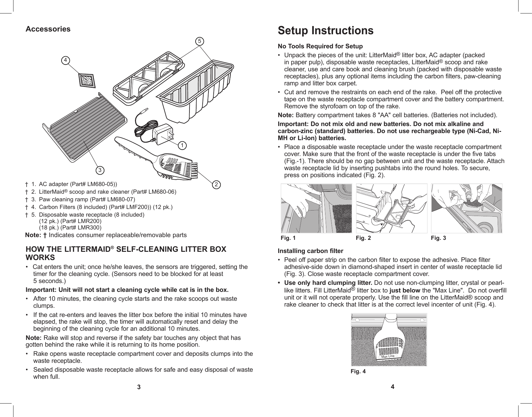 Page 3 of 9 - Applica Applica-Littermaid-Lm680-Users-Manual-  Applica-littermaid-lm680-users-manual