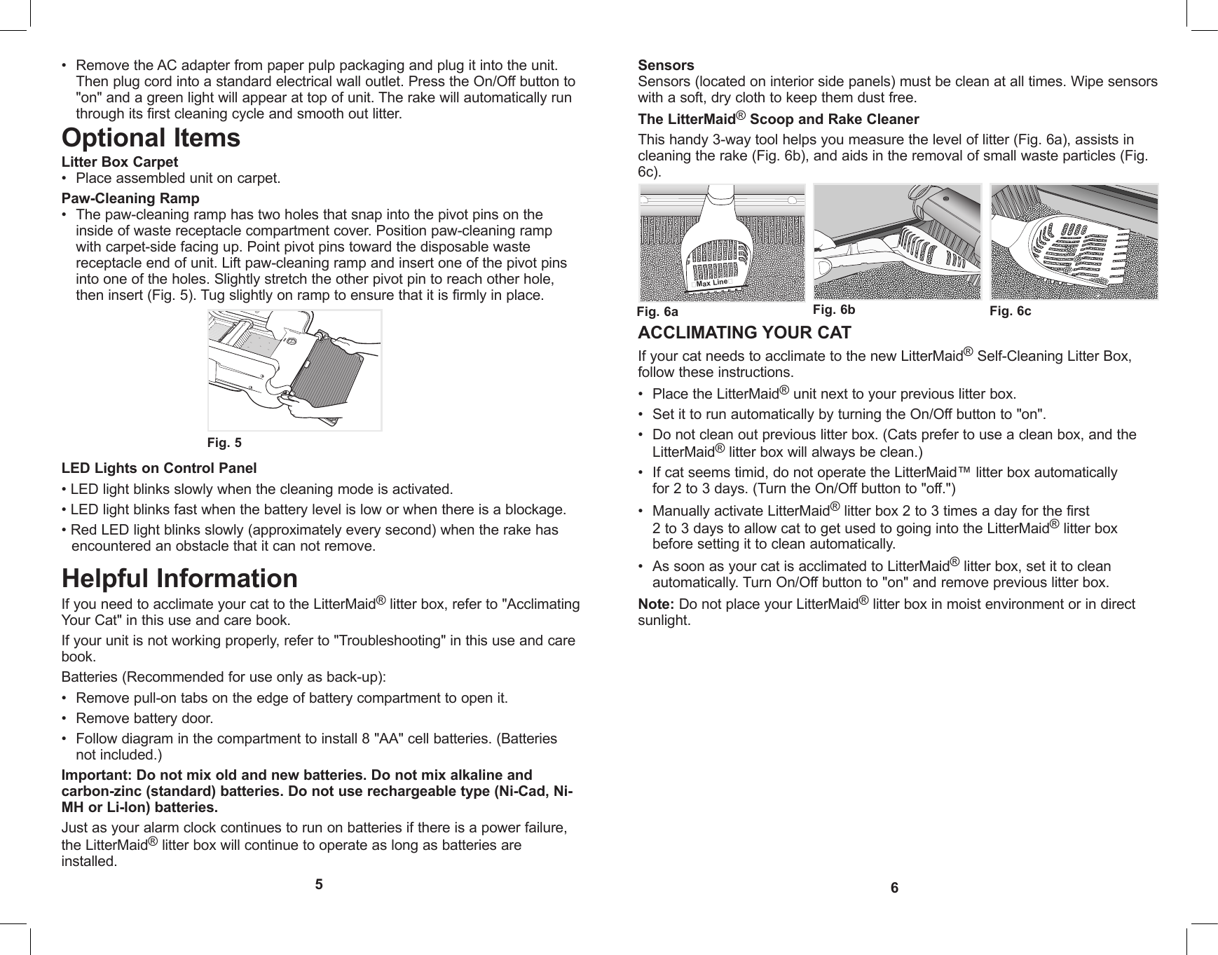 Page 4 of 9 - Applica Applica-Littermaid-Lm680-Users-Manual-  Applica-littermaid-lm680-users-manual