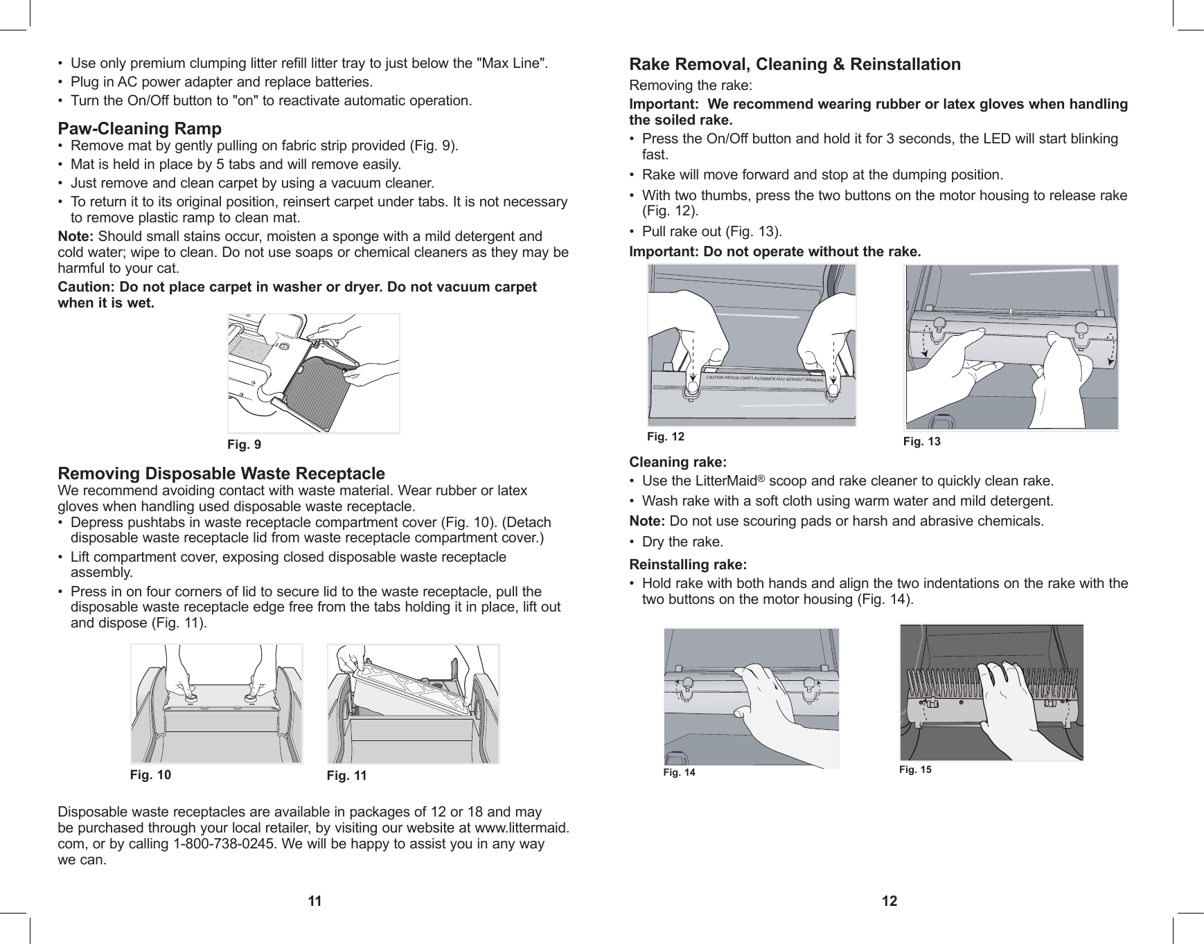 Page 7 of 9 - Applica Applica-Littermaid-Lm680-Users-Manual-  Applica-littermaid-lm680-users-manual