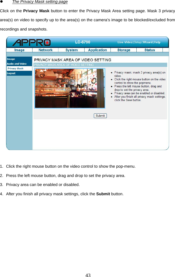 Page 44 of Appro Technology RF1 802.11bgn WLAN module User Manual 1