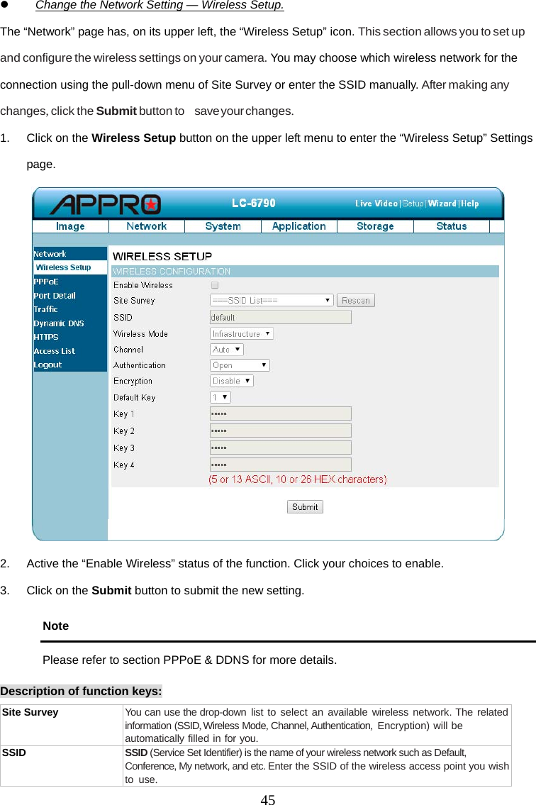 Page 46 of Appro Technology RF1 802.11bgn WLAN module User Manual 1