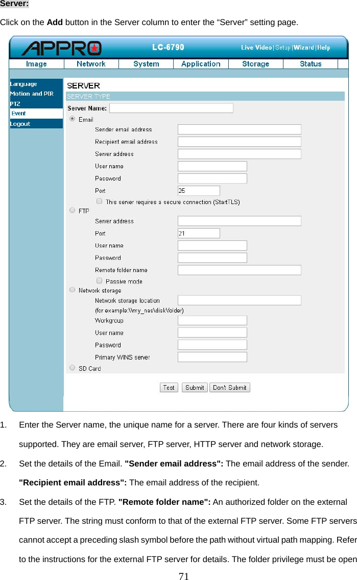 Page 72 of Appro Technology RF1 802.11bgn WLAN module User Manual 1