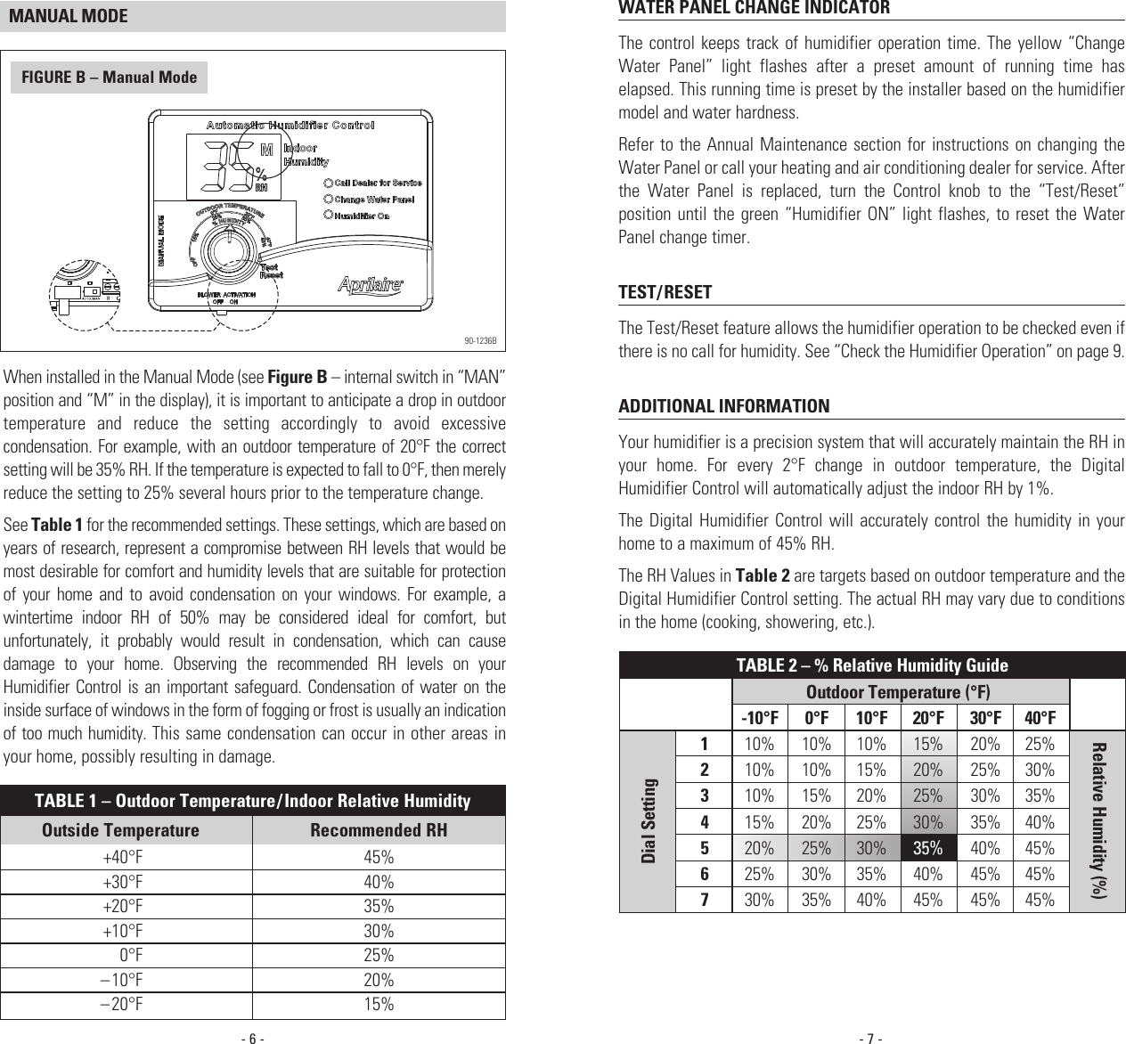 Page 5 of 11 - Aprilaire Aprilaire-500M-Users-Manual- 10008984A AA Humidifier Owners  Aprilaire-500m-users-manual