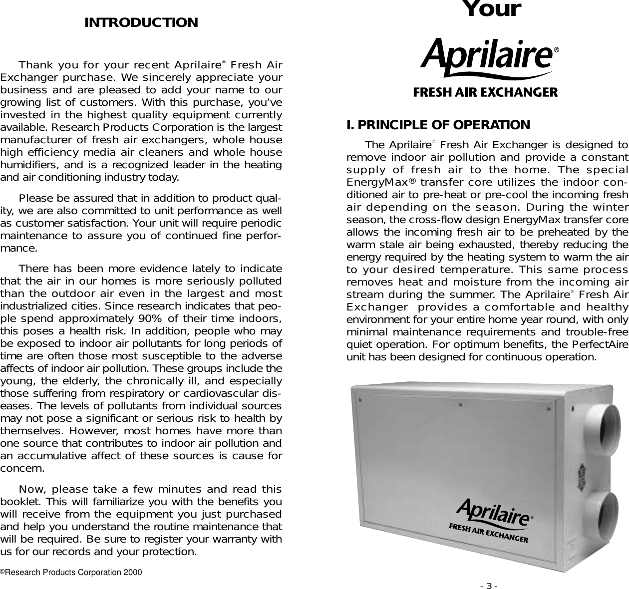 Page 2 of 5 - Aprilaire Aprilaire-8100-Users-Manual-  Aprilaire-8100-users-manual