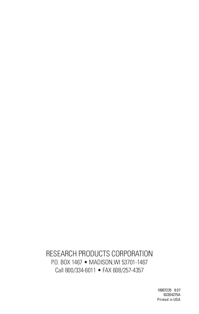 Page 12 of 12 - Aprilaire Aprilaire-Dehumidifier-4655-Users-Manual-  58 Humidistat Installation Manual Aprilaire-dehumidifier-4655-users-manual