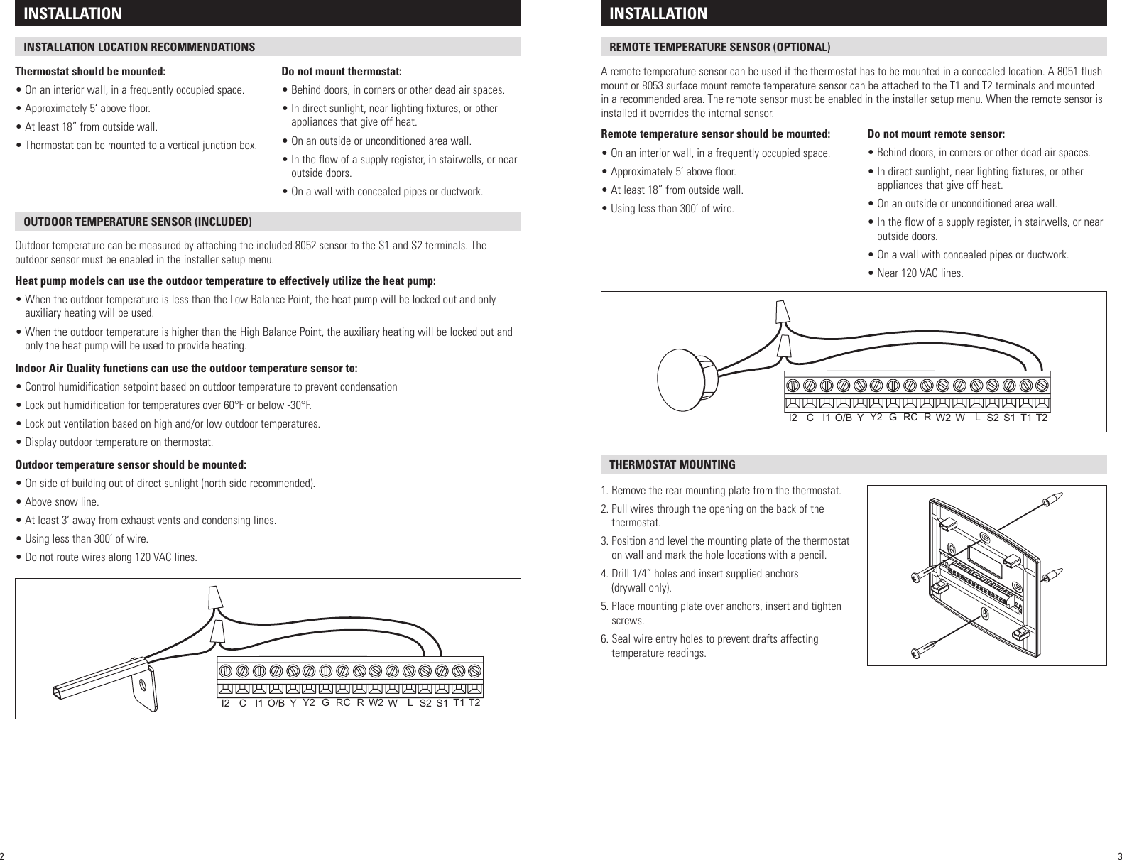 Page 2 of 11 - Aprilaire Aprilaire-Thermostat-8620-Users-Manual-  Aprilaire-thermostat-8620-users-manual